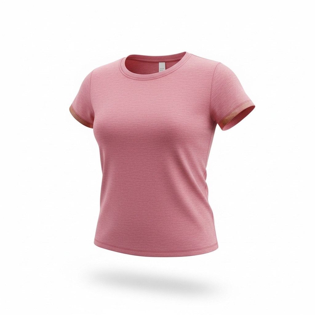 Athletic Works Athletic Works Women’s Pink Short Sleeve Tee Size L 12-14 Size L / US 10 / IT 46 - 1 Thumbnail