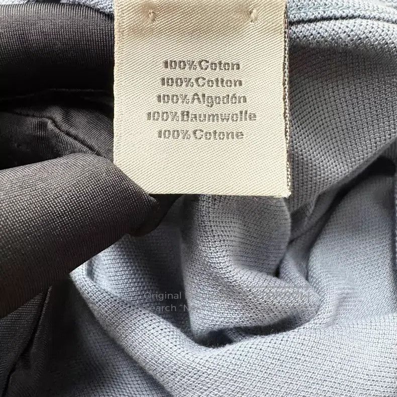 Hermes Hermes 25 options light blue short-sleeve with ribbed coll Size US S / EU 44-46 / 1 - 5 Thumbnail