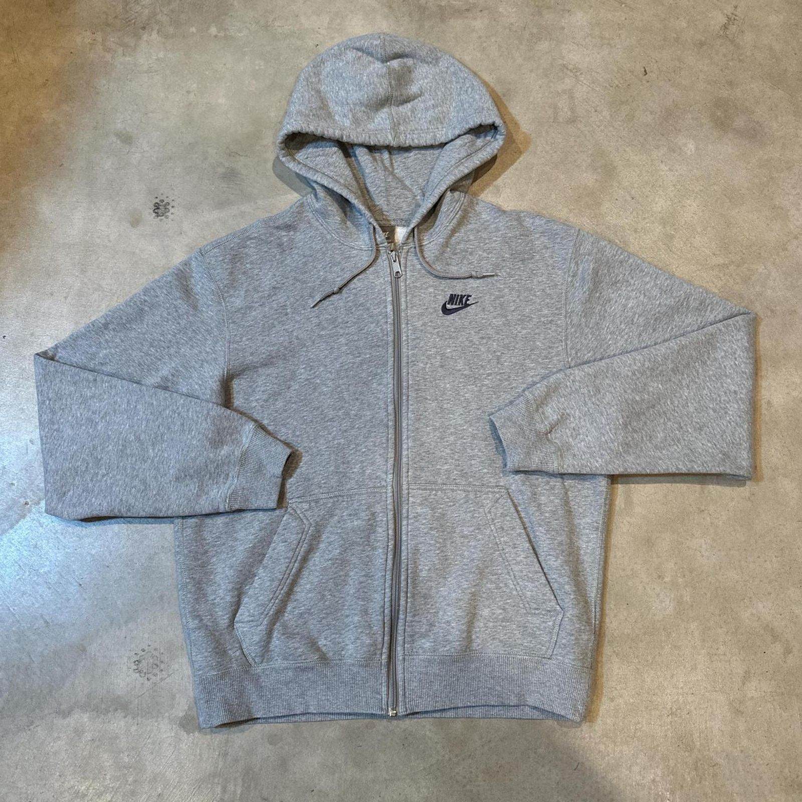 Nike Vintage Y2K Nike Silver Tag Grey Zip-Up Hoodie Size M Size US M / EU 48-50 / 2 - 1 Thumbnail