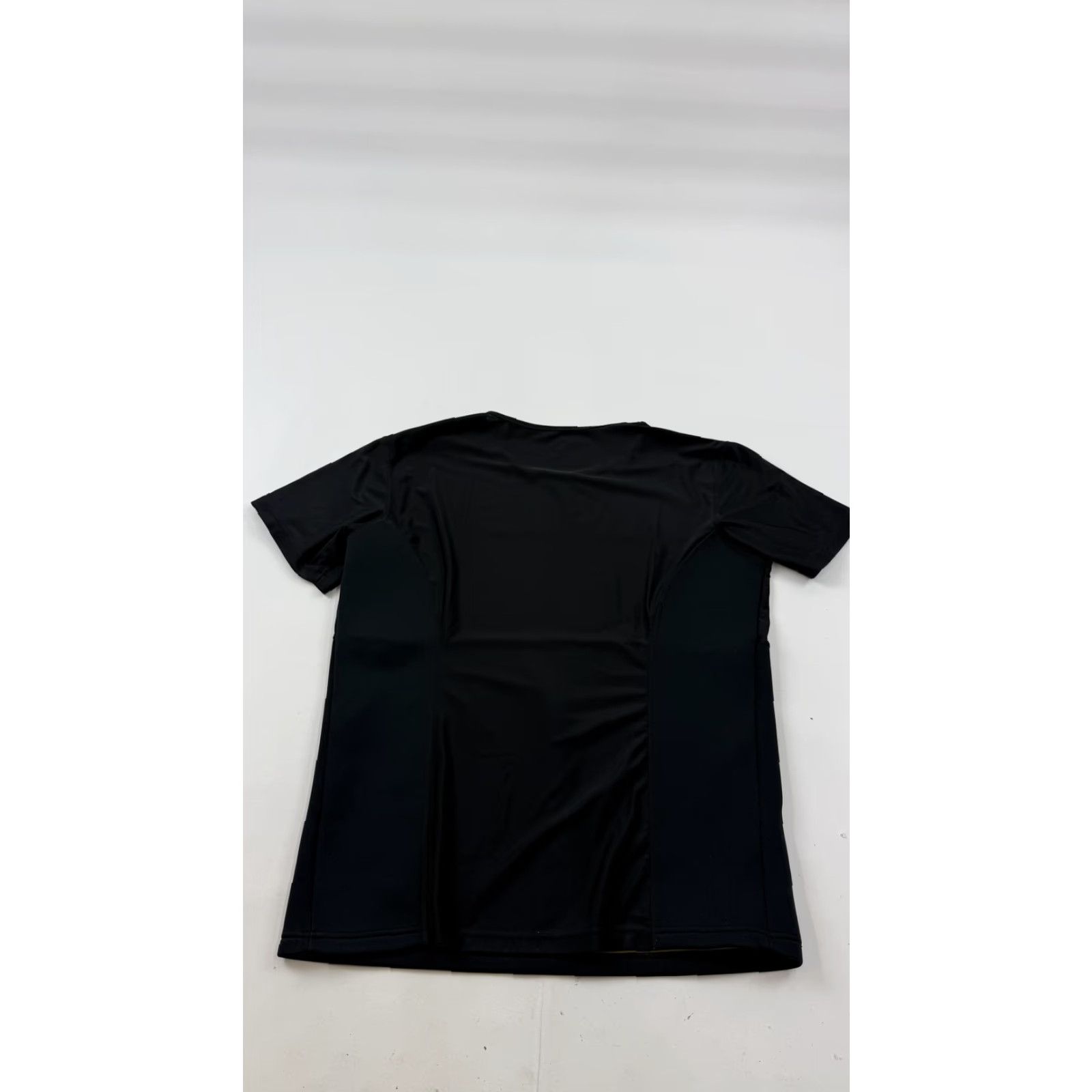 Vintage VINTAGE Hot Shapers Shaping Top Womens L Black Cami Slimming Short Sleeve Neotex Saunas Shapewear Shirt Womens L Black Size L / US 10 / IT 46 - 6 Thumbnail