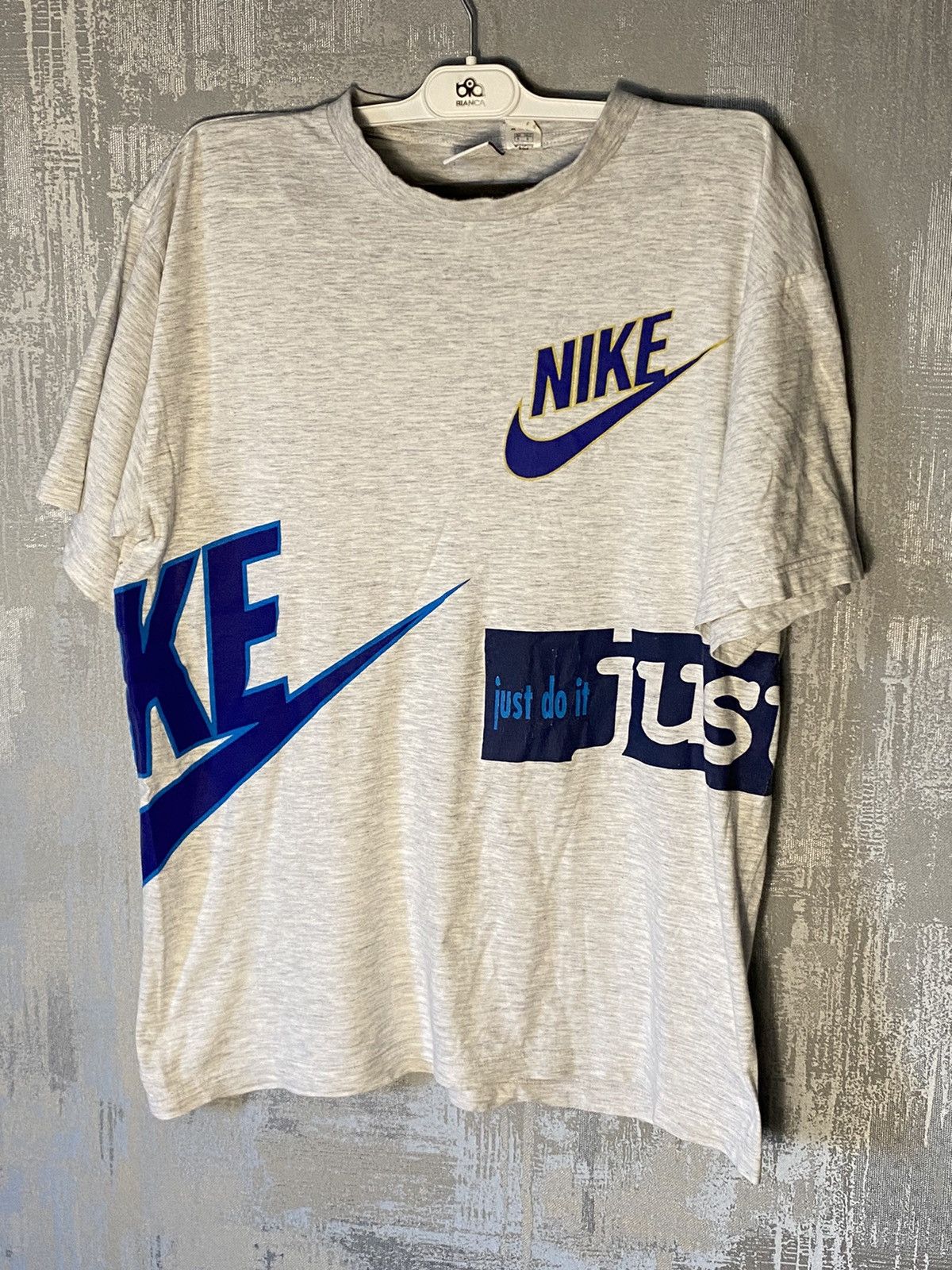 Nike Crazy Vintage 90s Nike Just Do It T-shirt hype Drill Size US M / EU 48-50 / 2 - 1 Thumbnail