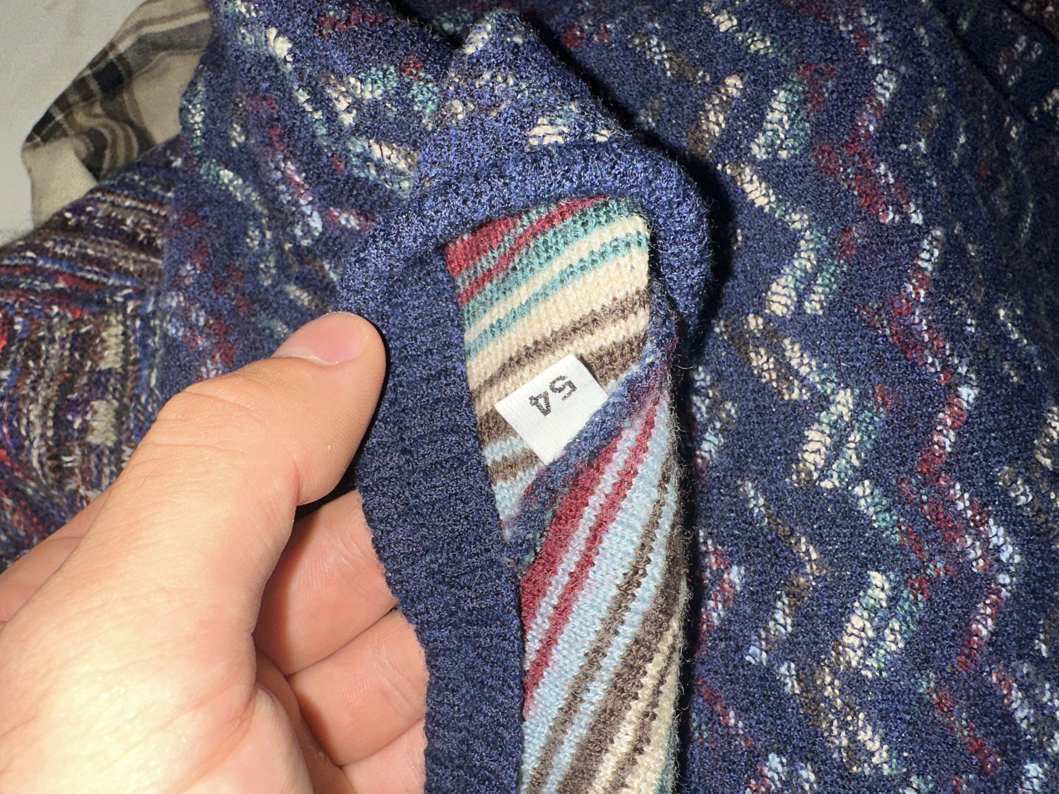 Missoni Missoni Sport Cardigan 3D Knit Retro Sweater Size 54 Size US L / EU 52-54 / 3 - 12 Thumbnail