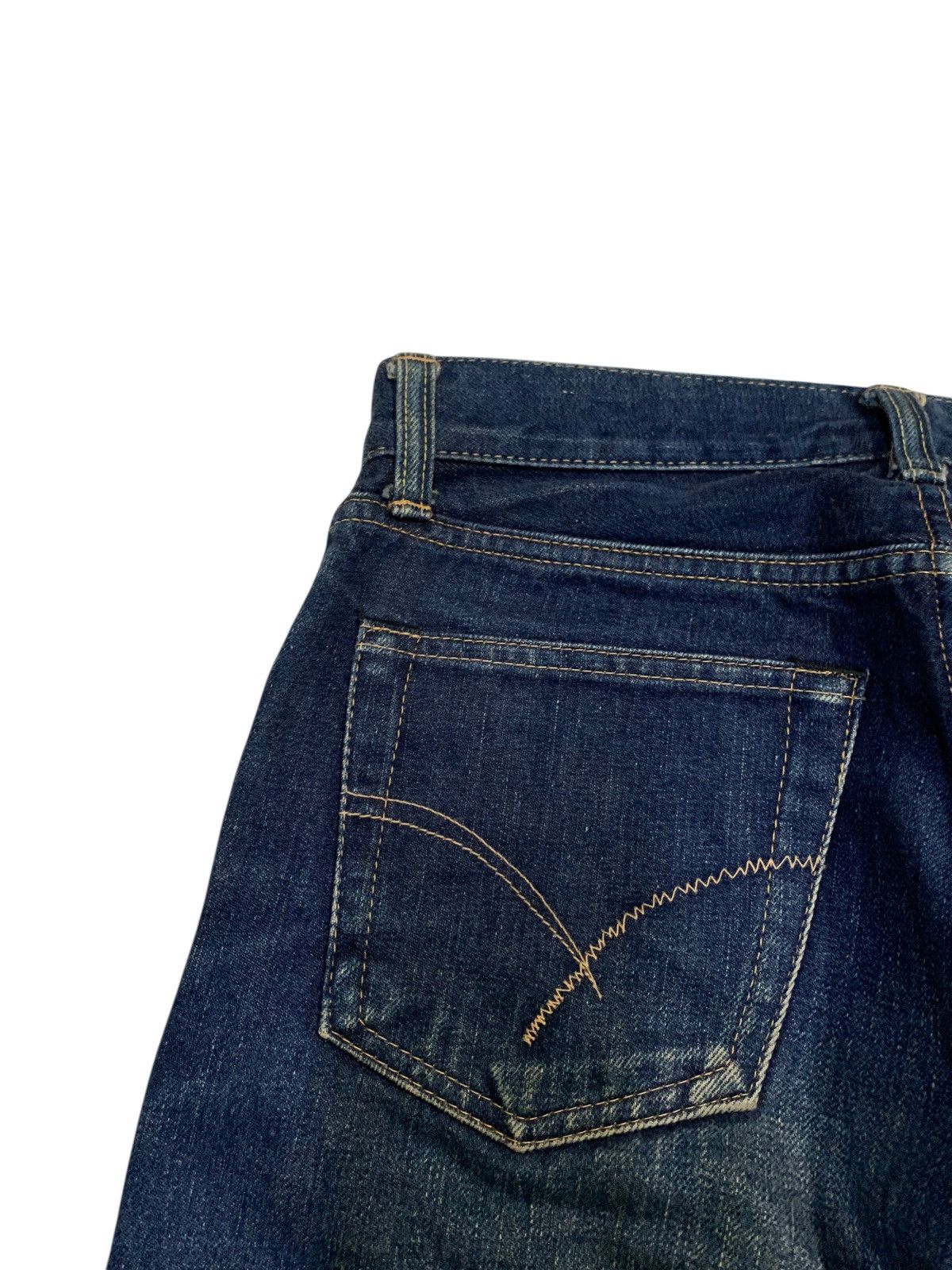 Kapital Vintage Hr Market Selvedge Button fly Faded Distressed Denim Size US 27 - 13 Thumbnail