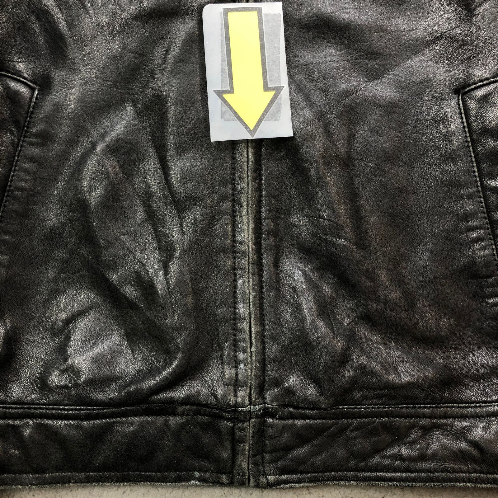 Alfani Alfani Genuine Leather Motorcycle Jacket Men Medium M Black Size US M / EU 48-50 / 2 - 6 Thumbnail