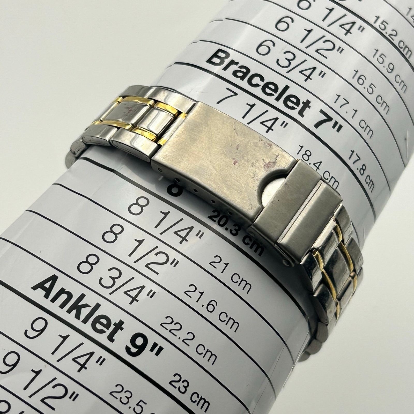 Other Sweda Silver Gold Stainless Steel Watch Working New Battery Size ONE SIZE - 8 Thumbnail