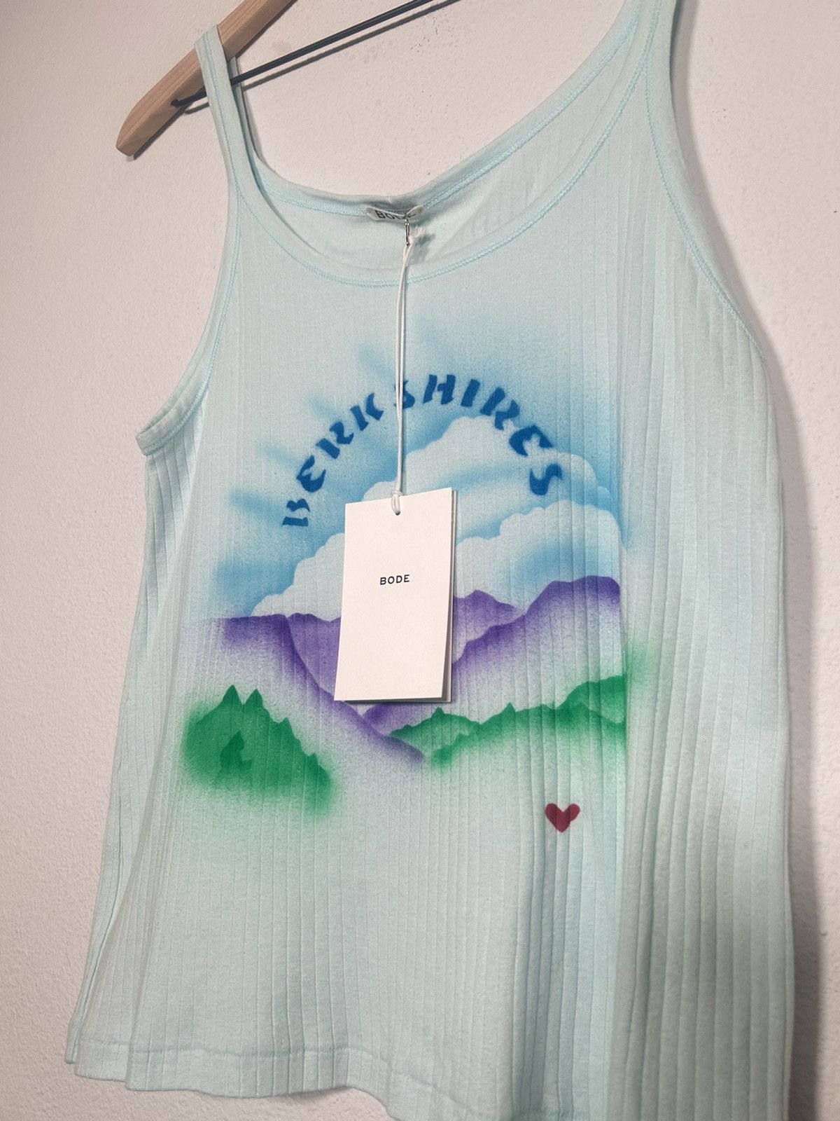 Bode NWT! ‘Berkshire’s’ Airbrush Painted Tank Top Size US M / EU 48-50 / 2 - 2 Thumbnail