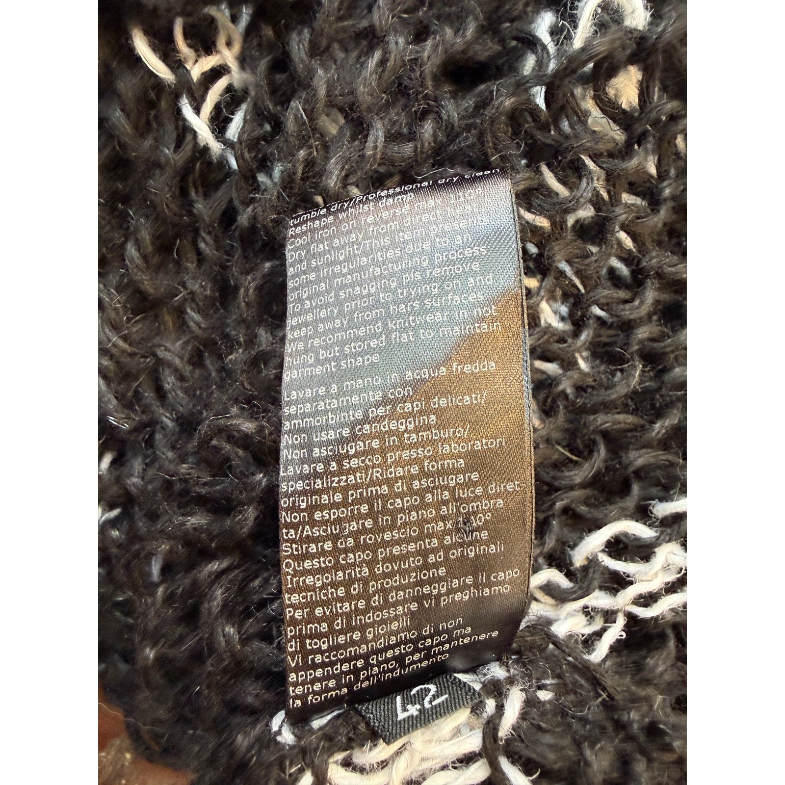 Isabel Benenato Isabel Benenato Oversized Knit Top Size M / US 6-8 / IT 42-44 - 6 Thumbnail