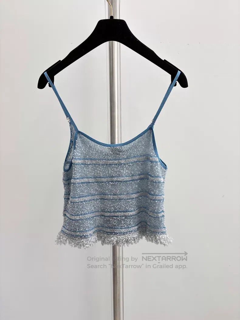 Chanel Chanel Blue diamond buckle suspender vest Size XS / US 0-2 / IT 36-38 - 2 Thumbnail