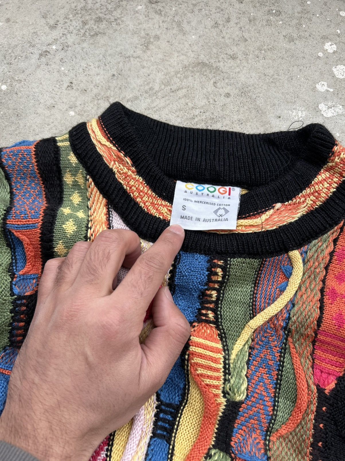 Coogi 💥RAREST💥 CRAZY VINTAGE COOGI THICK CABLE KNIT Size US M / EU 48-50 / 2 - 7 Thumbnail