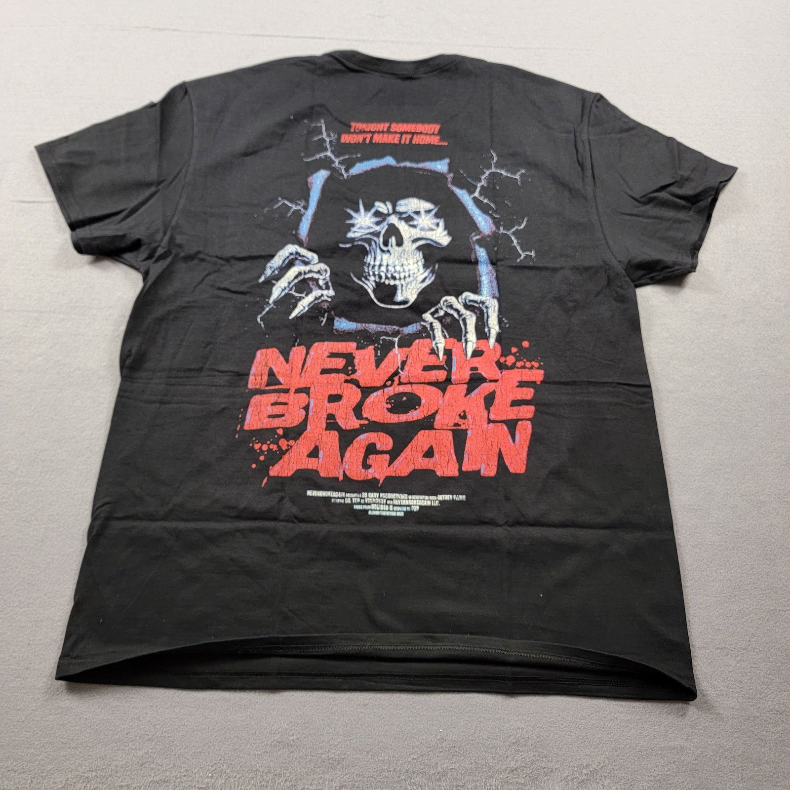 NBA Young Boy Never Broke Again Wont Make it Home Tee Black XL Size US XL / EU 56 / 4 - 1 Thumbnail