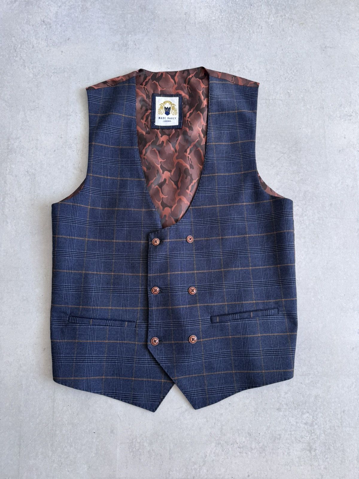 Other Marc Darcy Jenson Wool Classic Suit Set 3-Piece Size M Size 34R - 11 Thumbnail