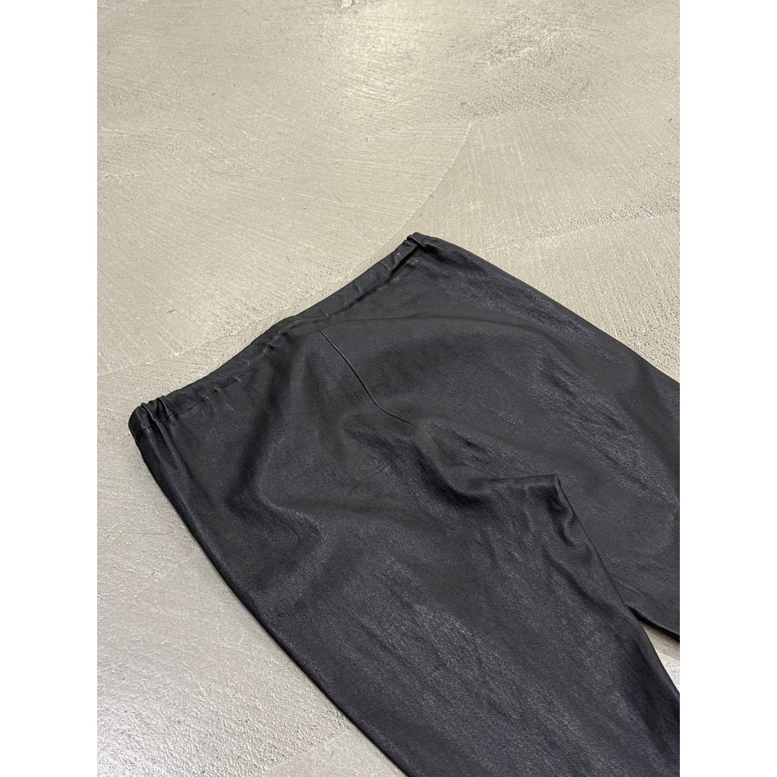 Ann Demeulemeester 2000s Ann Demeulemeester extra long leather leggings Size 25" / US 0 / IT 36 - 5 Thumbnail