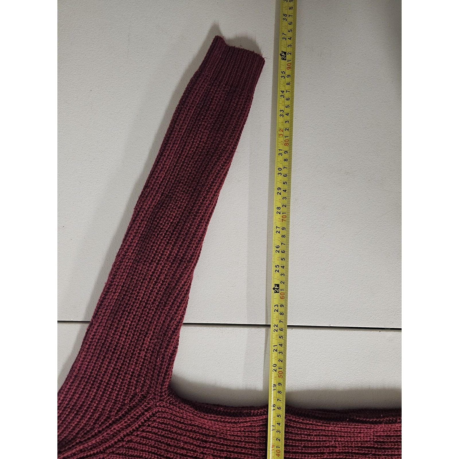 Other Charlotte Russe (Small) Women's Maroon V-Neck Sweatshirt Size S / US 4 / IT 40 - 4 Thumbnail