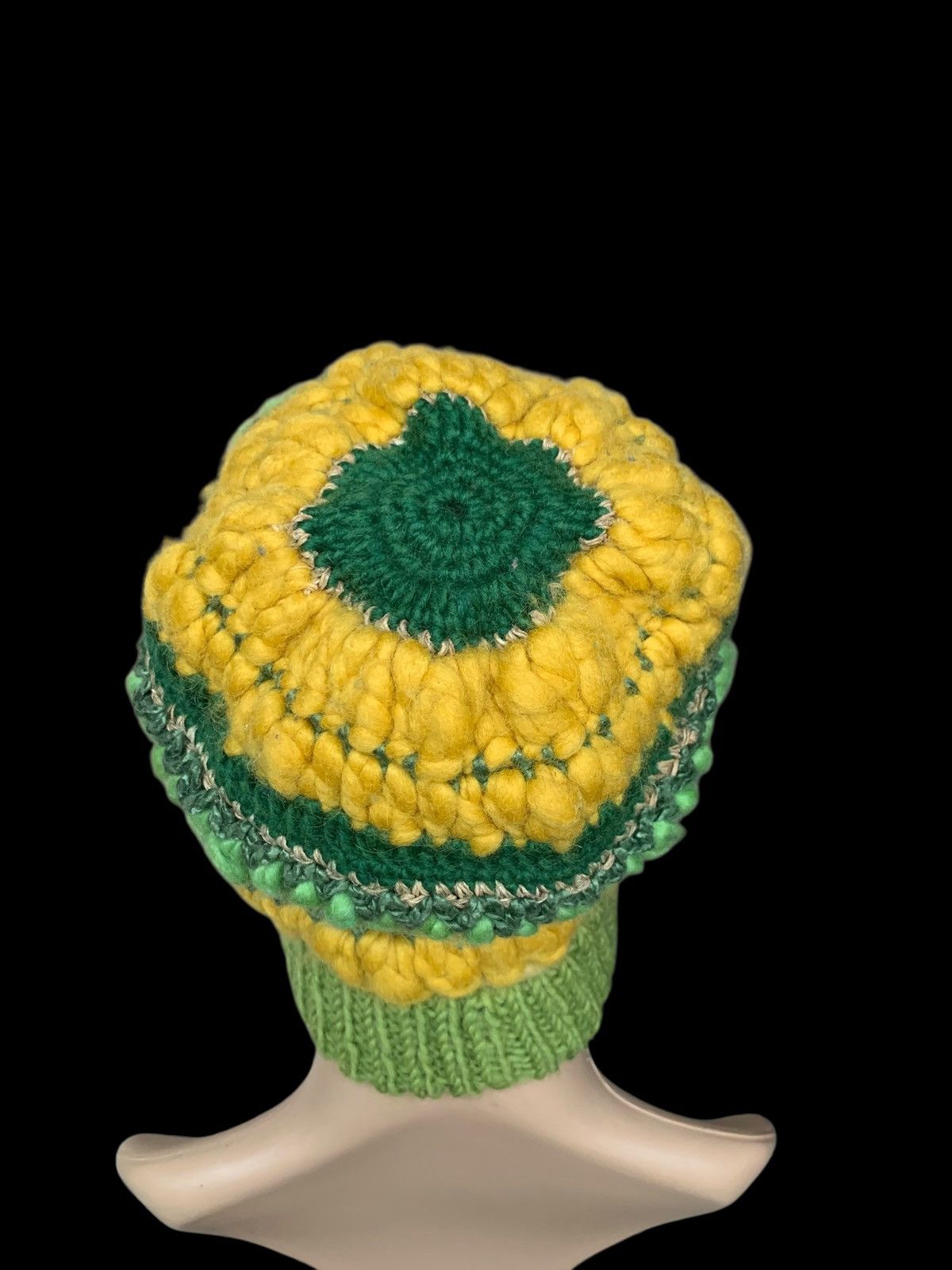 Japanese Brand × Kapital × Vintage Amina Crochet Knitting Beanie Hat By Handmade Japane Style Size ONE SIZE - 7 Thumbnail