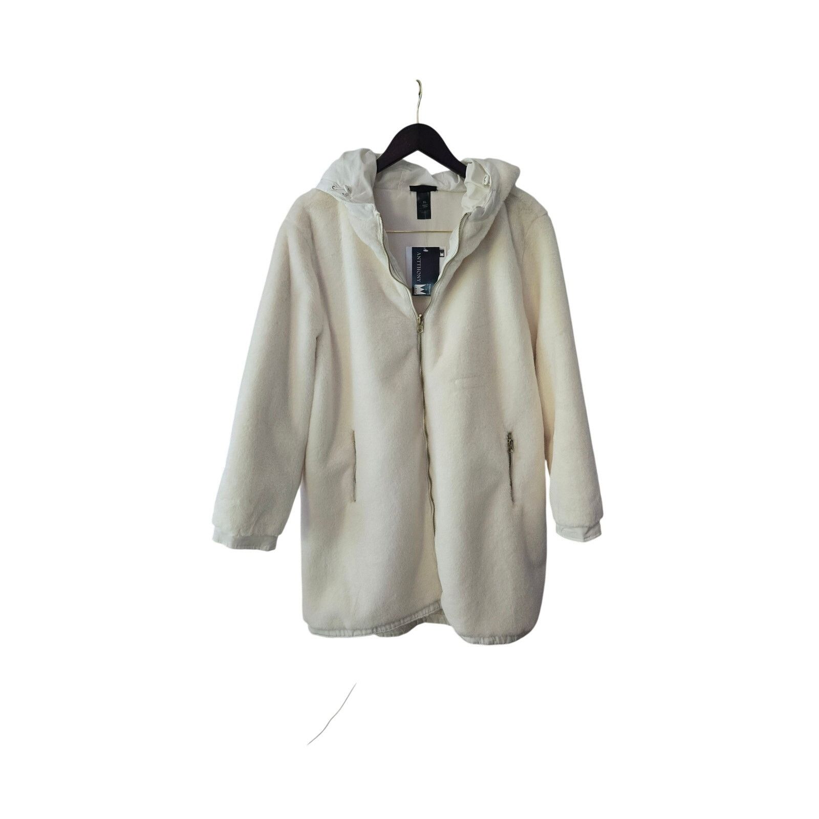 Other Ivory Women's Reversable Hooded coat Size XL / US 12-14 / IT 48-50 - 3 Thumbnail