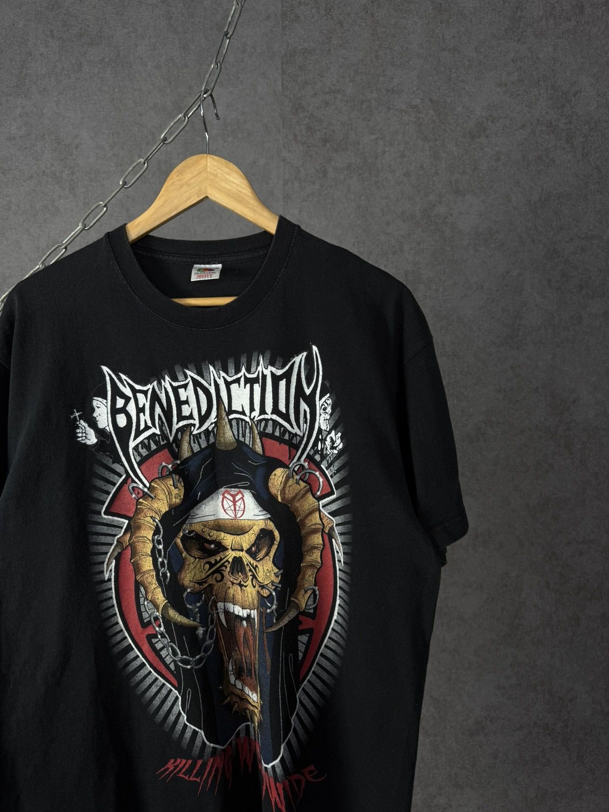 Band Tees Benediction kills rock band overprinted tee Size US XL / EU 56 / 4 - 3 Thumbnail