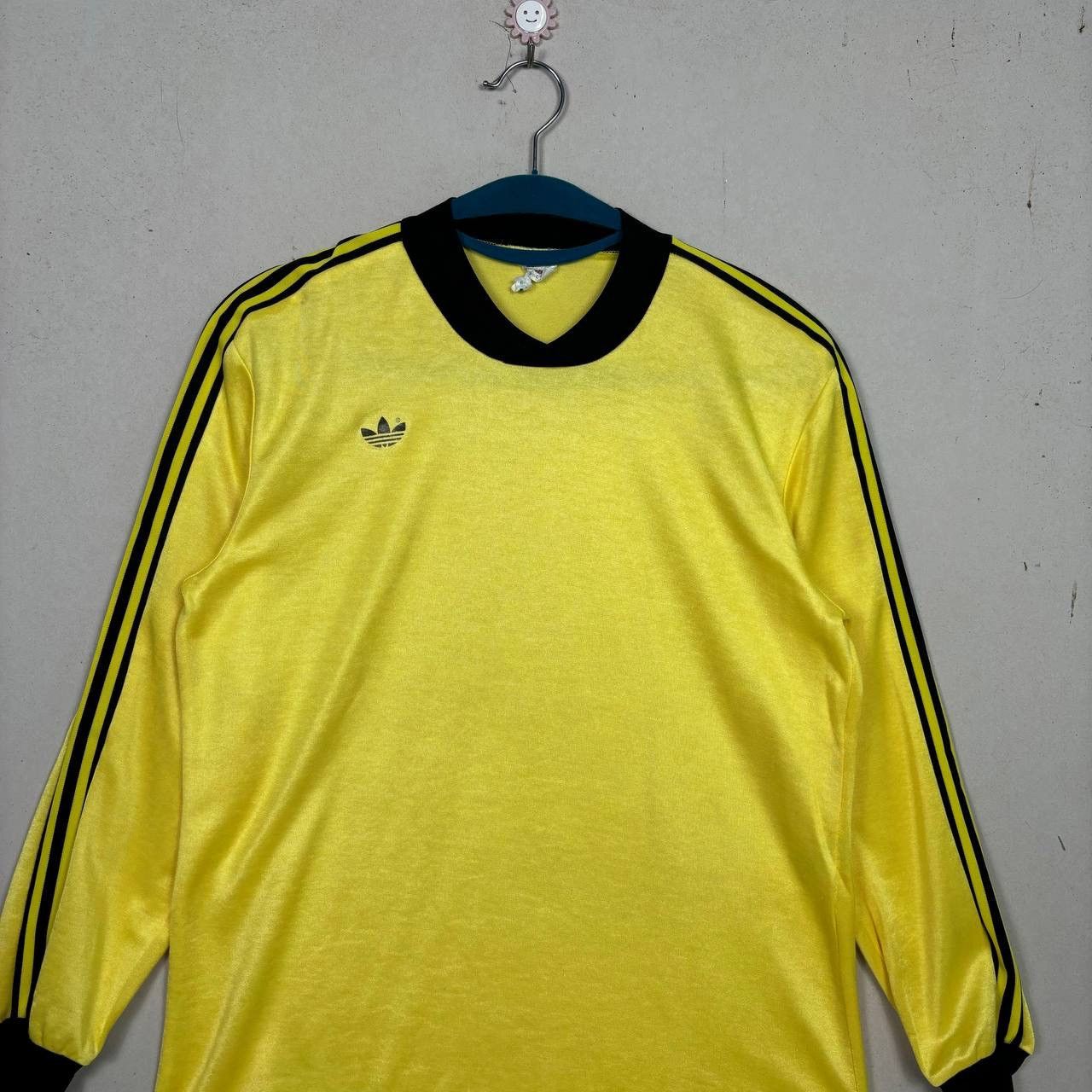 Adidas Vintage 80s Adidas Ventex Football Shirt Soccer Jersey LS Size US L / EU 52-54 / 3 - 3 Thumbnail