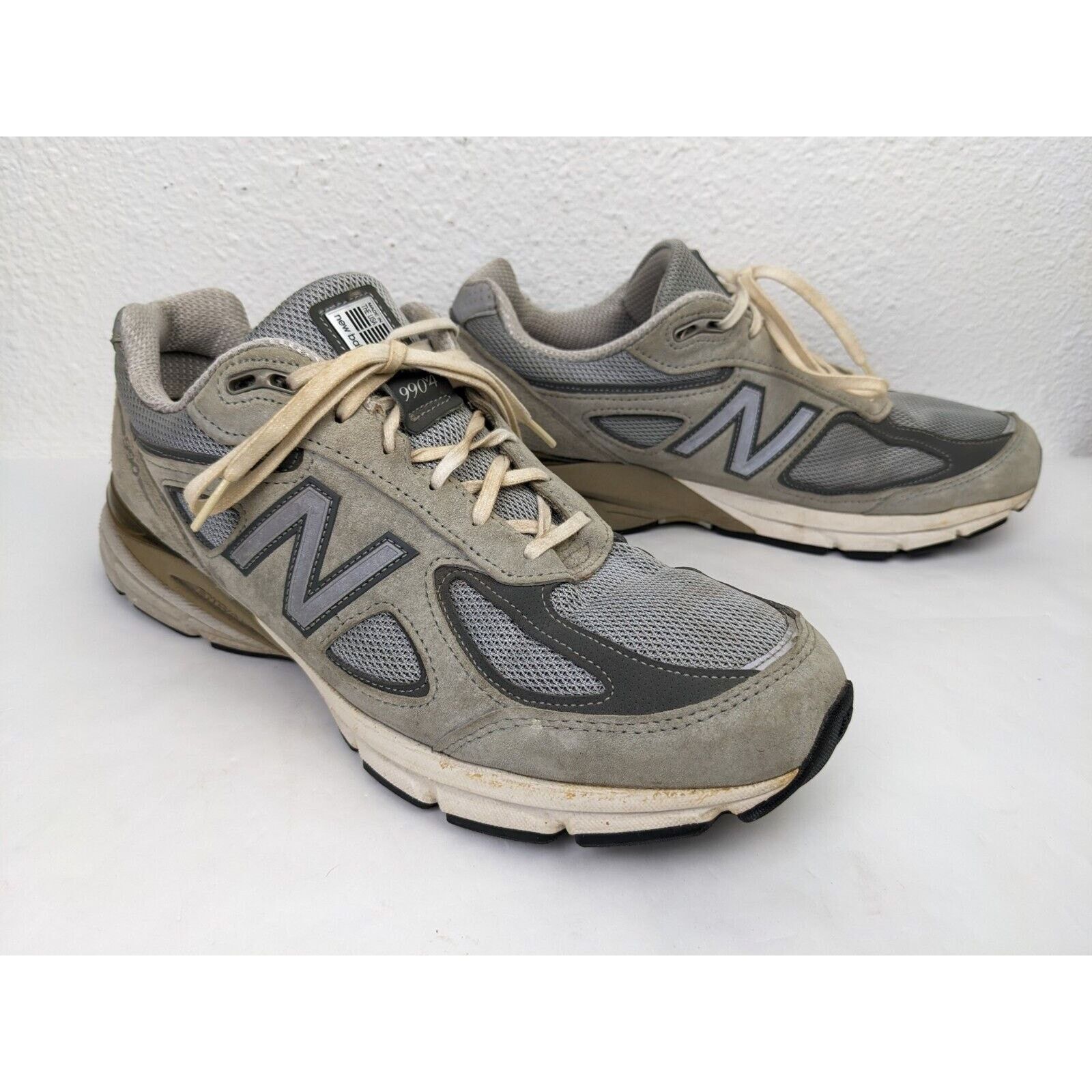 New Balance New Balance 990v4 Running Athletic Shoes Gray Suede Sz 11.5 Size US 11.5 / EU 44-45 - 1 Thumbnail