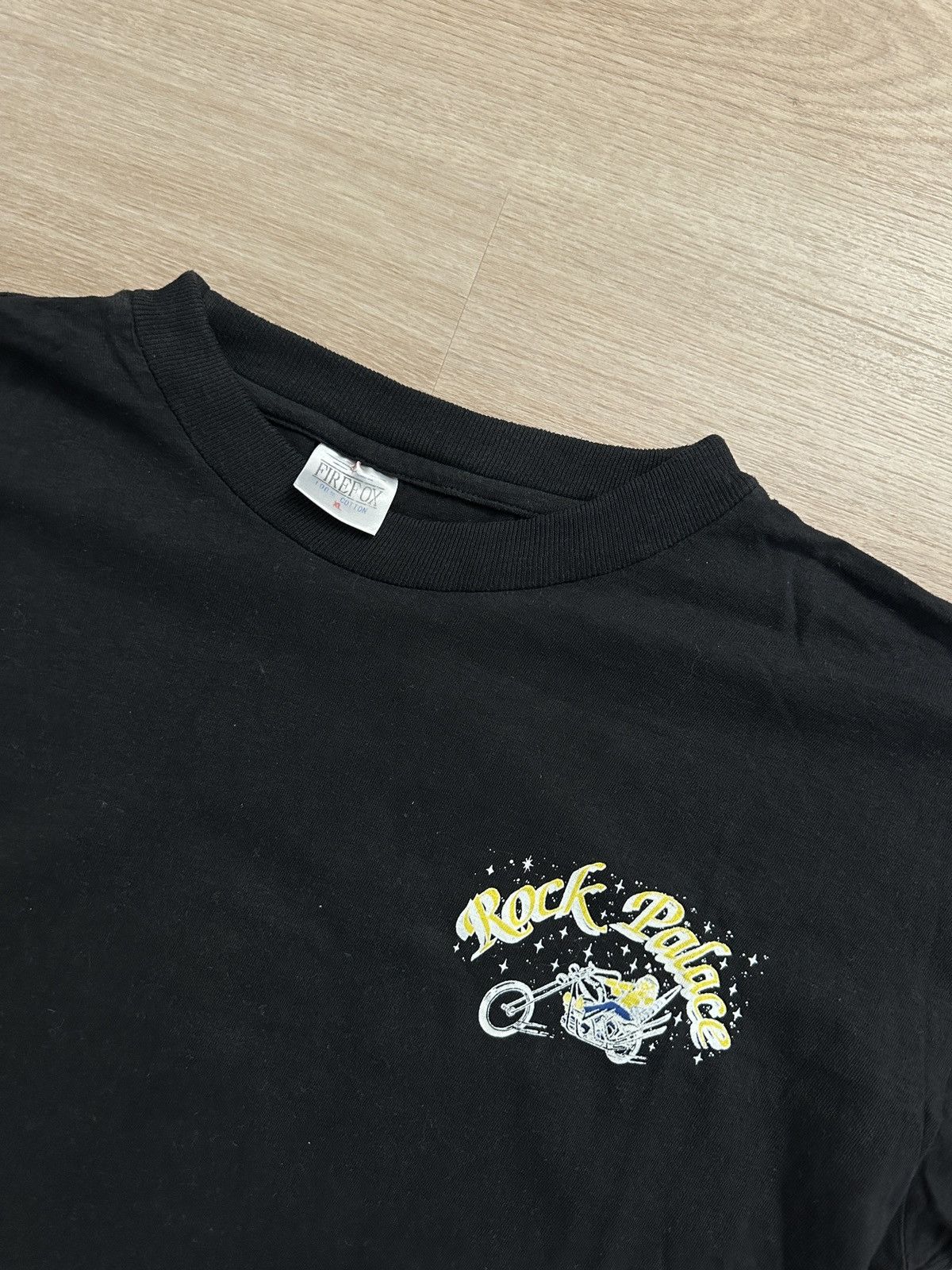 Vintage Vintage T-Shirt Black Rock Palace Print Single Stitched Size US XL / EU 56 / 4 - 2 Thumbnail
