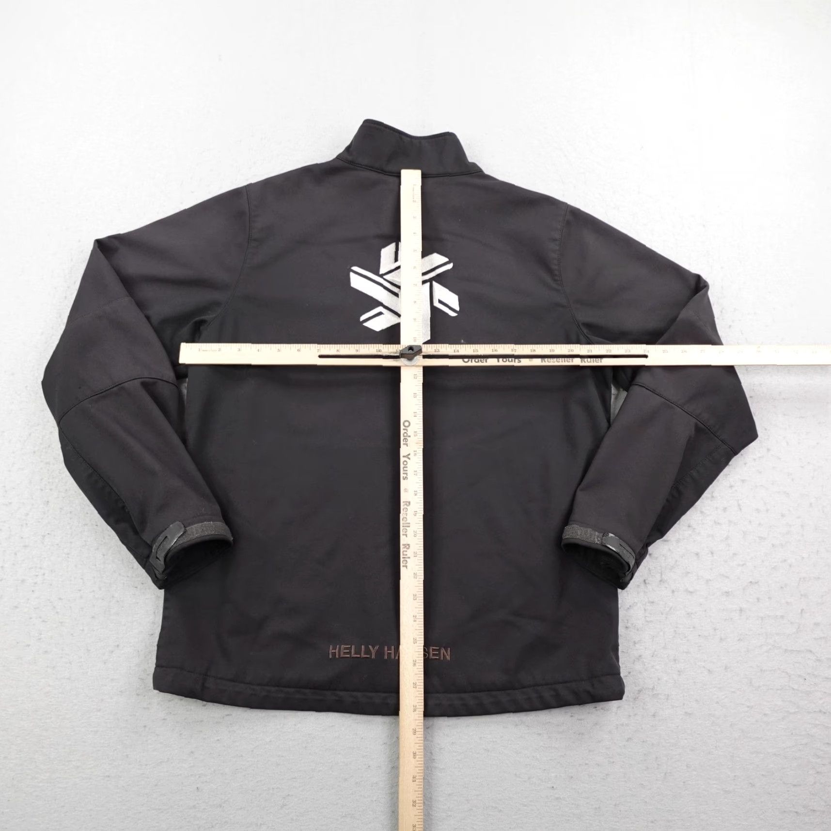Helly Hansen Helly Hansen Jacket Mens XL Black Softshell Fleece Lined Full Zip Outdoors Coat Size US XL / EU 56 / 4 - 7 Thumbnail