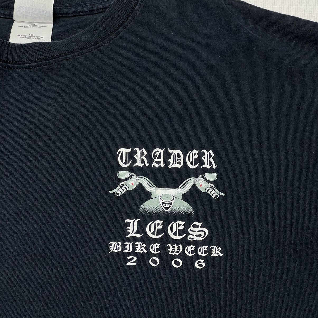 Vintage Trader Lees Bike Week Tee Shirt Motorcycle Biker Skull Gun Size US XL / EU 56 / 4 - 3 Thumbnail