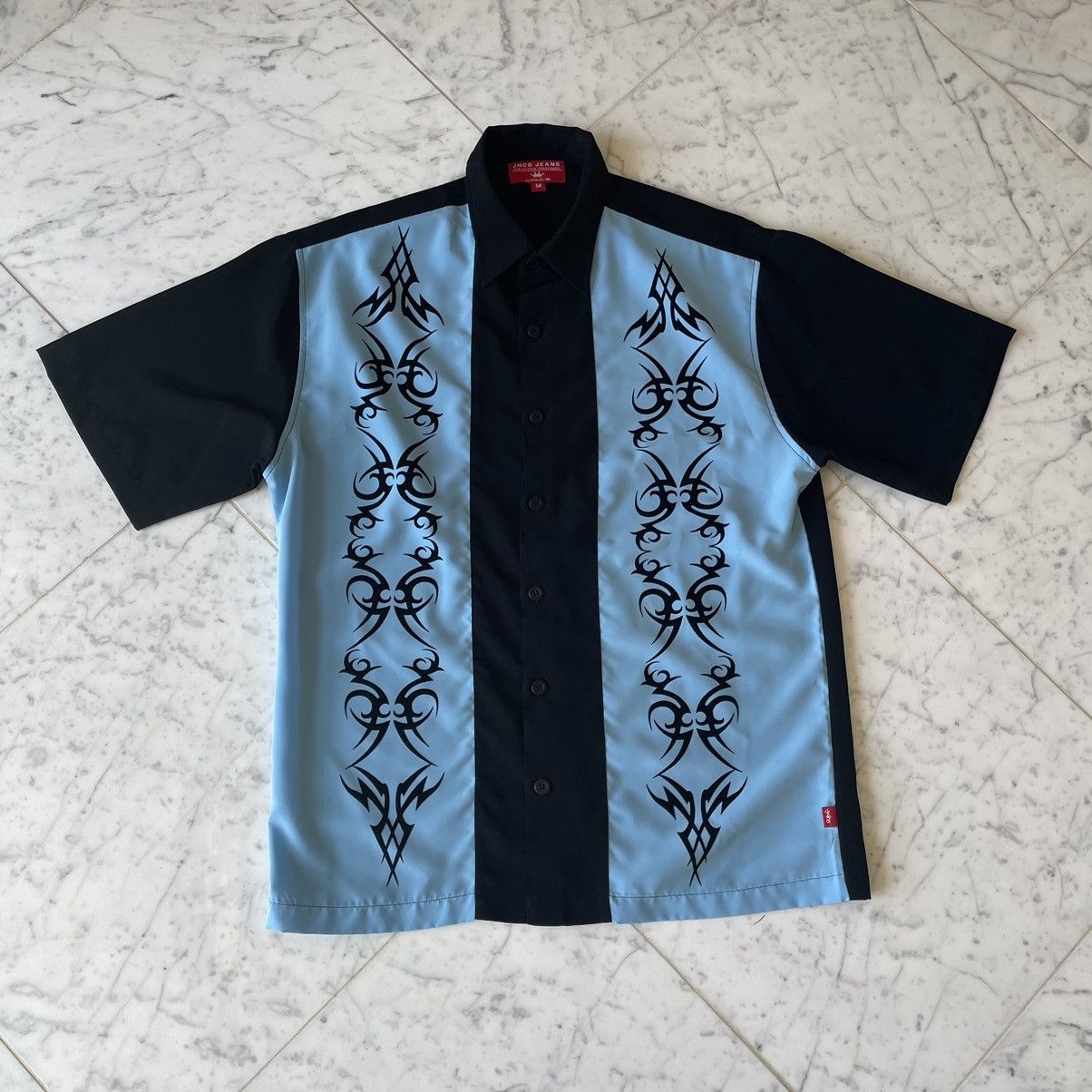 JNCO × Vintage Vintage Y2K JNCO Jeans Button Up Tribal Shirt Size US M / EU 48-50 / 2 - 2 Thumbnail