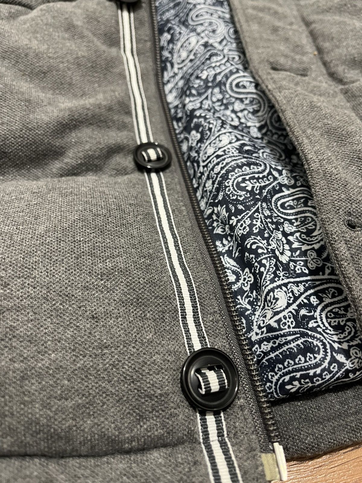Japanese Brand Japanese Good Day Paisley Zipper Puffer Vest Size US S / EU 44-46 / 1 - 2 Thumbnail