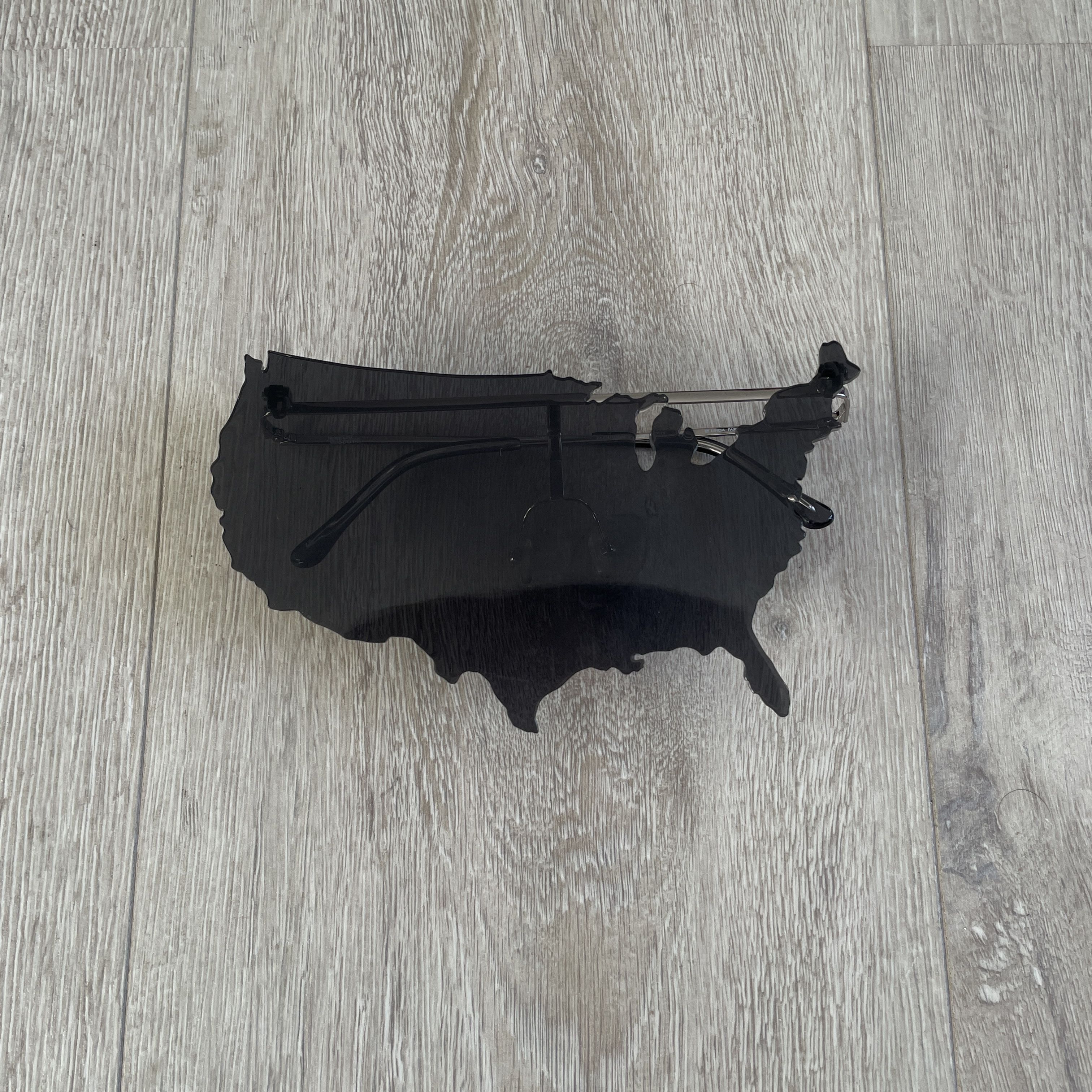 Jeremy Scott × Linda Farrow Jeremy Scott Linda Farrow USA map glasses Size ONE SIZE - 3 Thumbnail