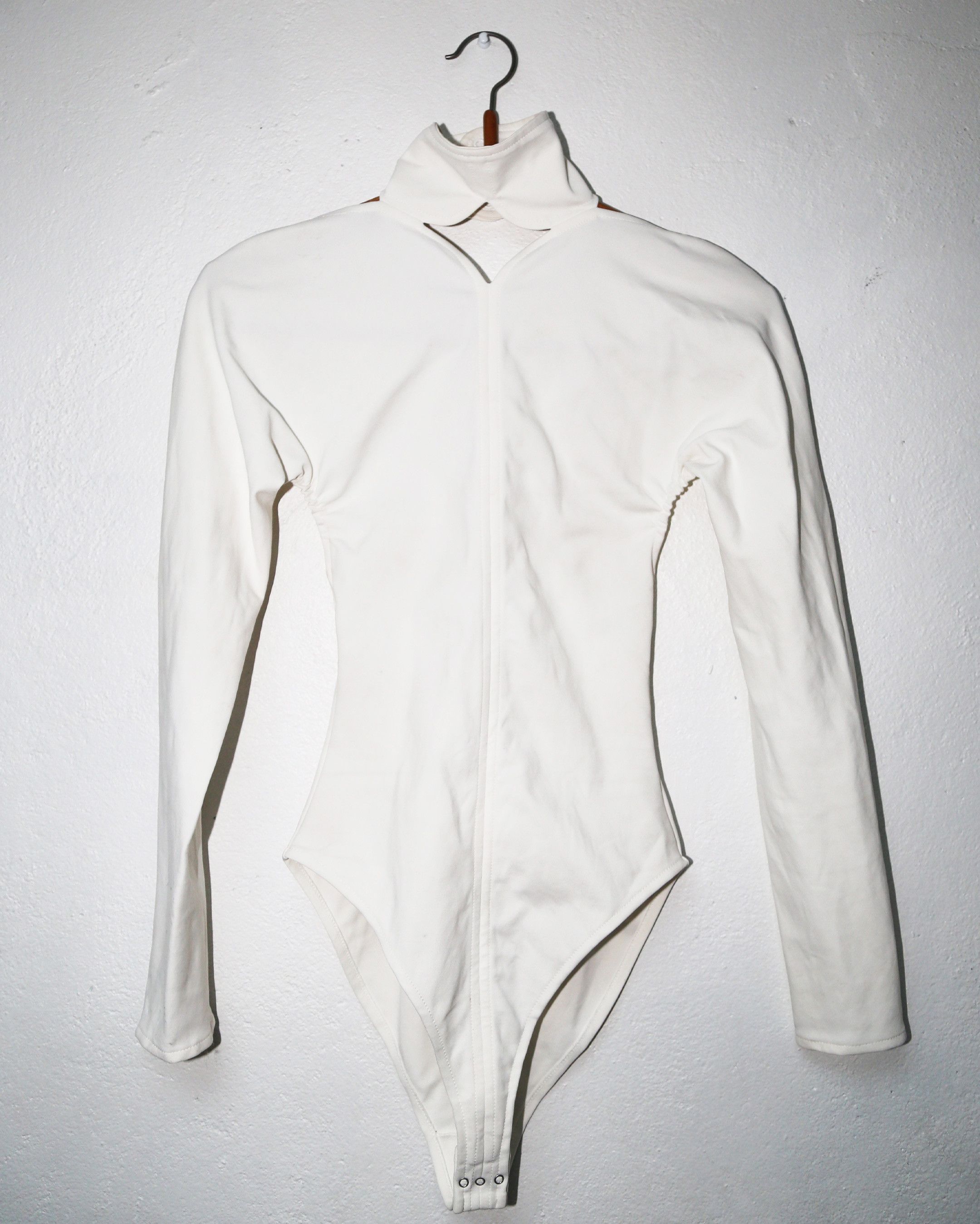 Image of Courreges Bodysuit Courrèges in White, Women's (Size XS)