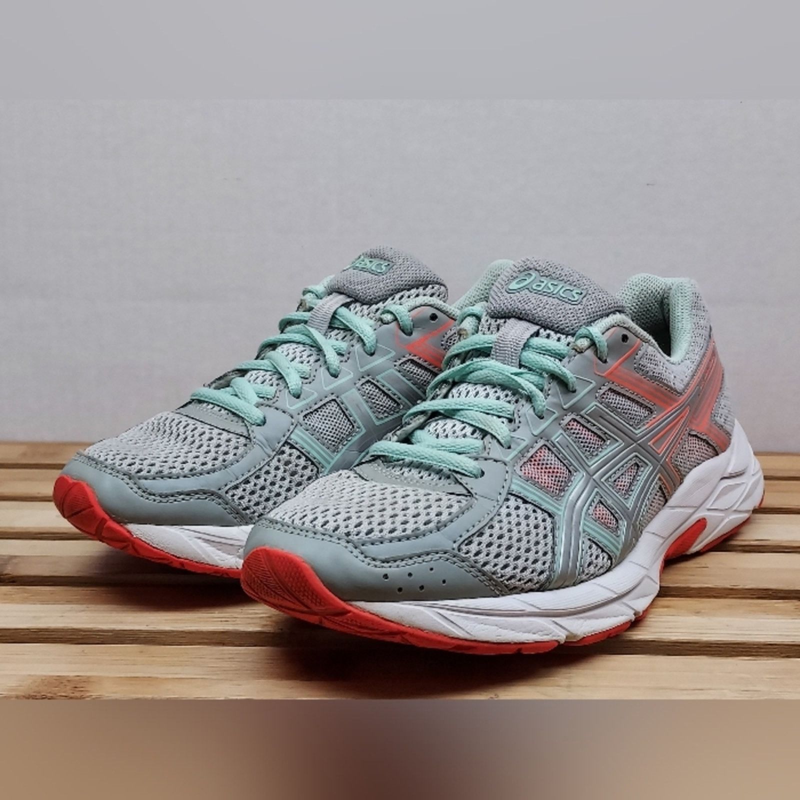 Asics ASICS Womens | Grey | Gel-Contend 4 Athletic Shoes Size 7 Size US 7 / IT 37 - 2 Thumbnail