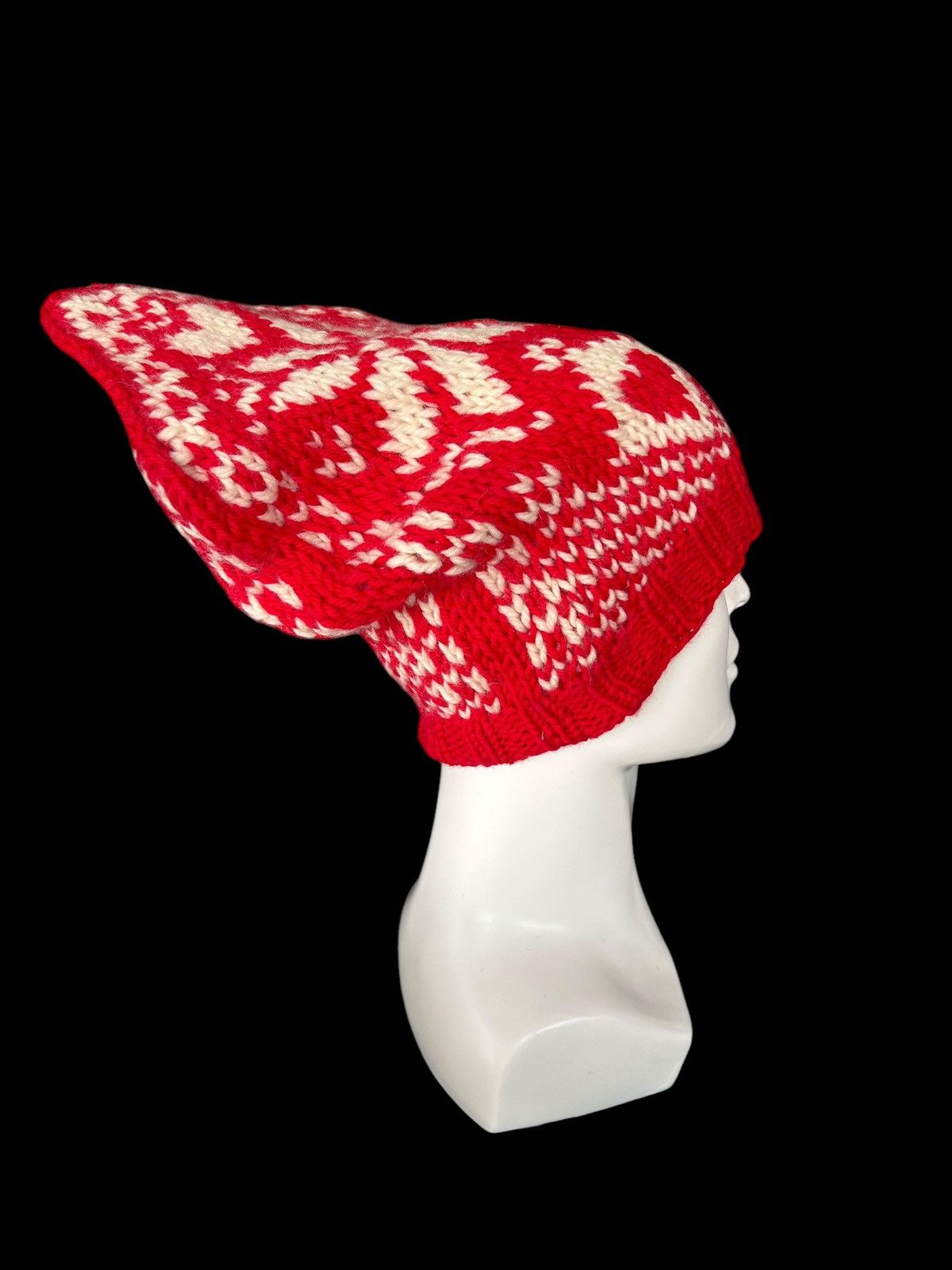 Japanese Brand × Kapital × Vintage Crochet knitted Handmade Big Beanie Hats Size ONE SIZE - 10 Thumbnail