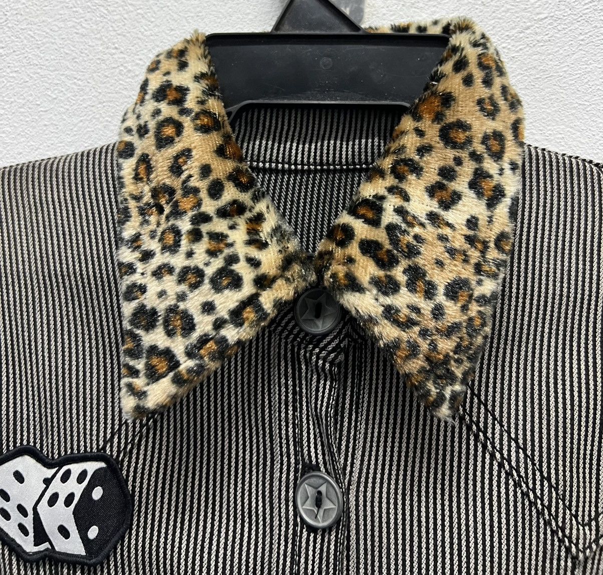 Japanese Brand × Vintage Vintage Japanese Jumpsuit Leopard Collar, Embroidered Back, Size US 36 / EU 52 - 3 Thumbnail
