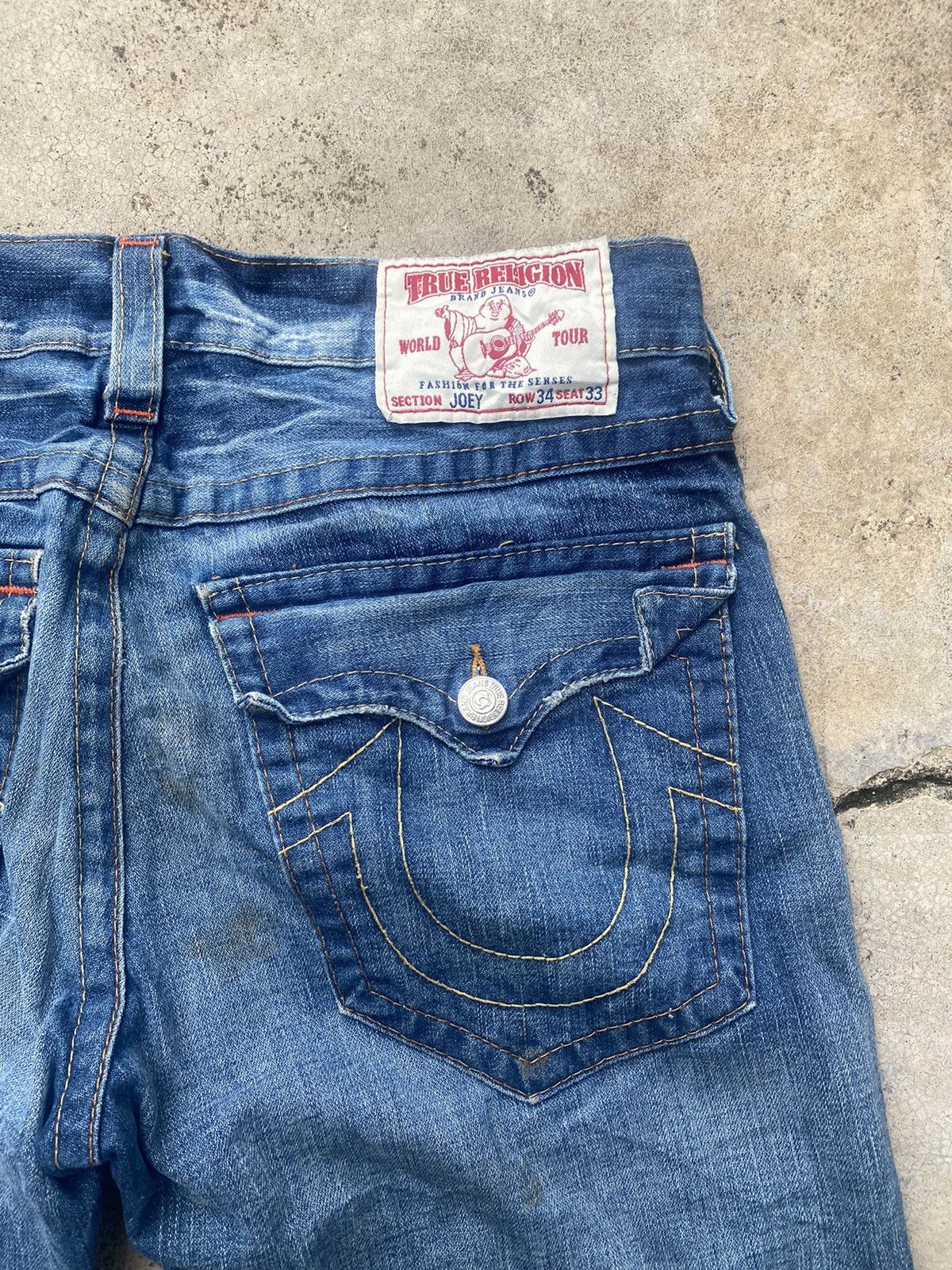 If Six Was Nine × Japanese Brand × True Religion True Religion Straight Cut Jeans Size US 37 - 14 Thumbnail