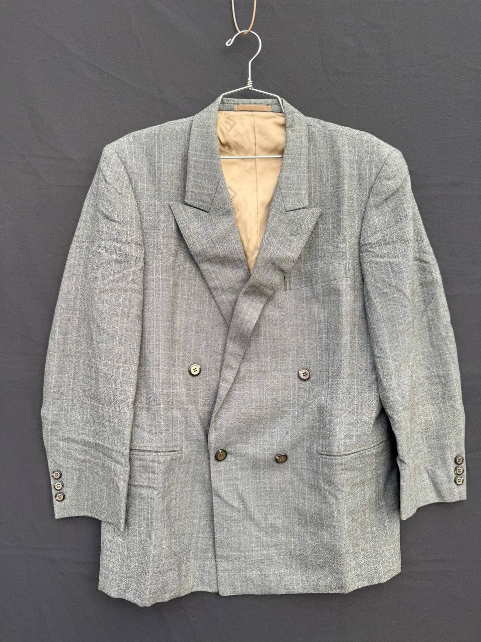 Alfred Dunhill Alfred Dunhill Custom Made Double Breasted Suit Size 38R - 3 Thumbnail
