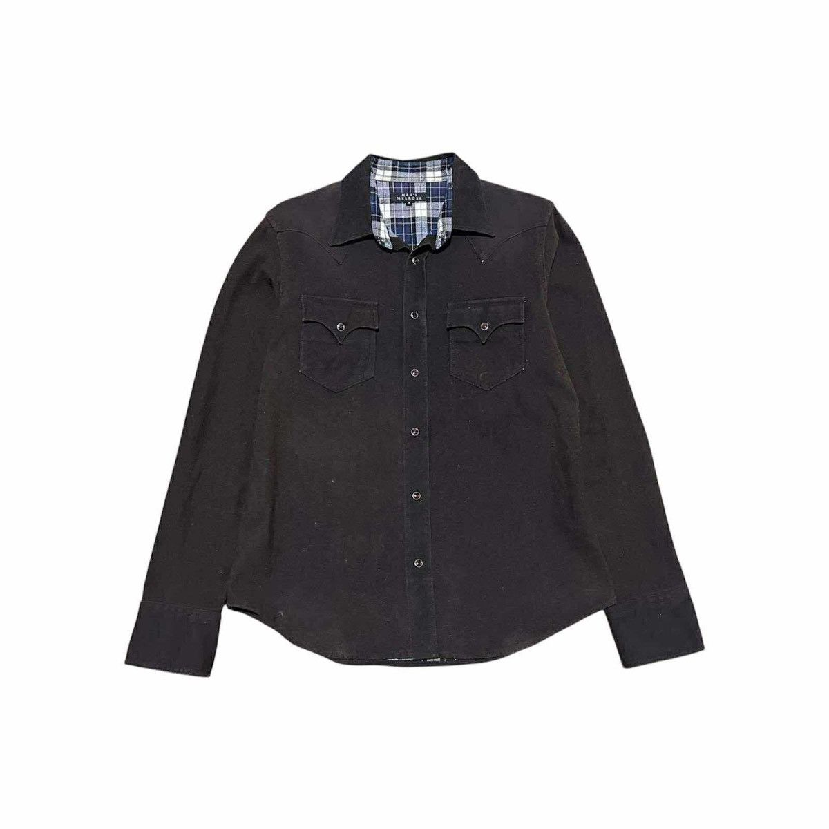 Japanese Brand Cootie Productions Brown Moleskin Western Shirt