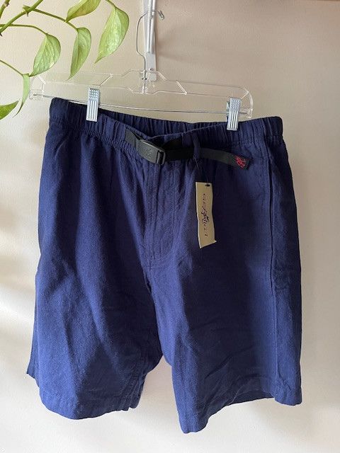 Cotton Linen Zipper Shorts