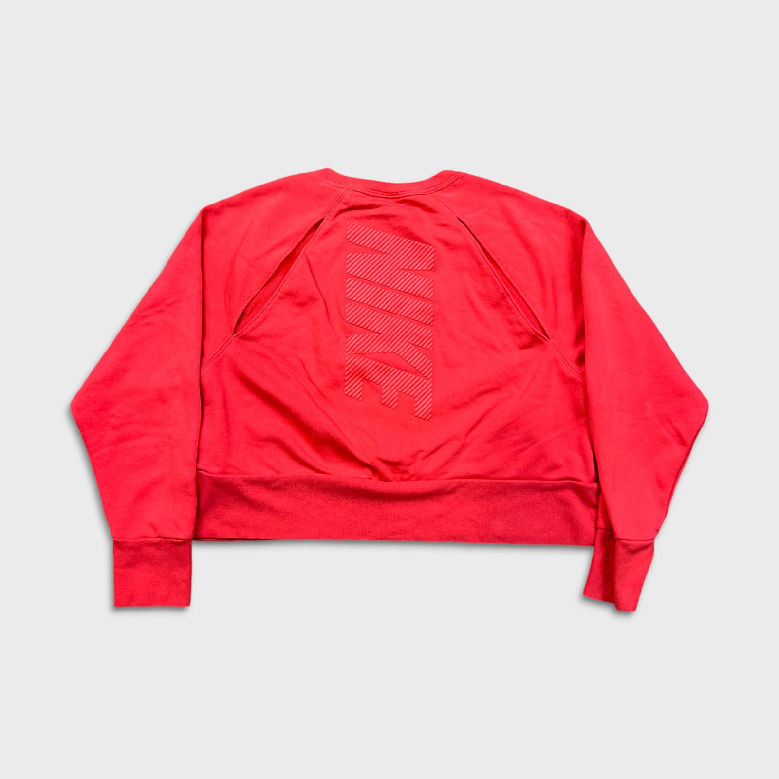 Nike × Vintage Nike Sportswear Sweatshirt Medium Swoosh Cropped Crewneck Size M / US 6-8 / IT 42-44 - 5 Thumbnail
