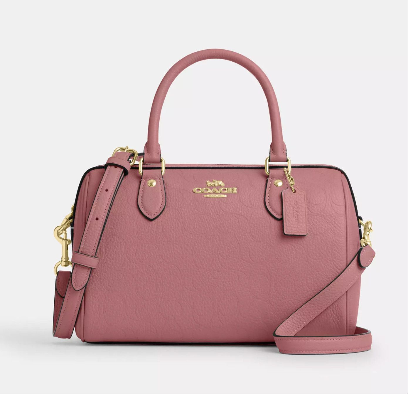 Coach Rowan Satchel Bag In Signature Leather CCD50 Size ONE SIZE - 11 Thumbnail