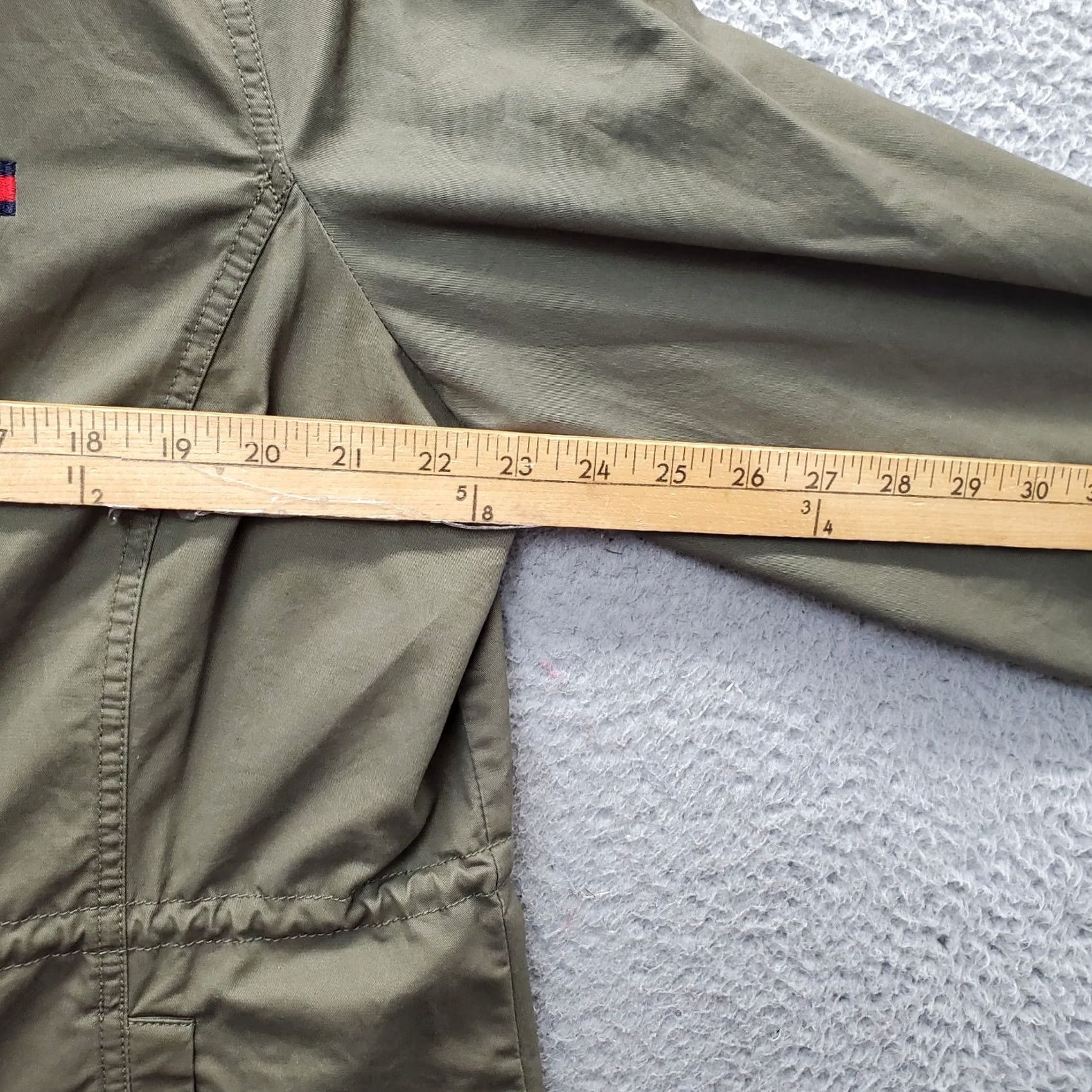 Tommy Hilfiger Tommy Hilfiger Jacket Womens XXL Green Hooded Full Zip Snap Pockets Casual Outdoor Size XXL / US 16-18 / IT 52-54 - 3 Thumbnail