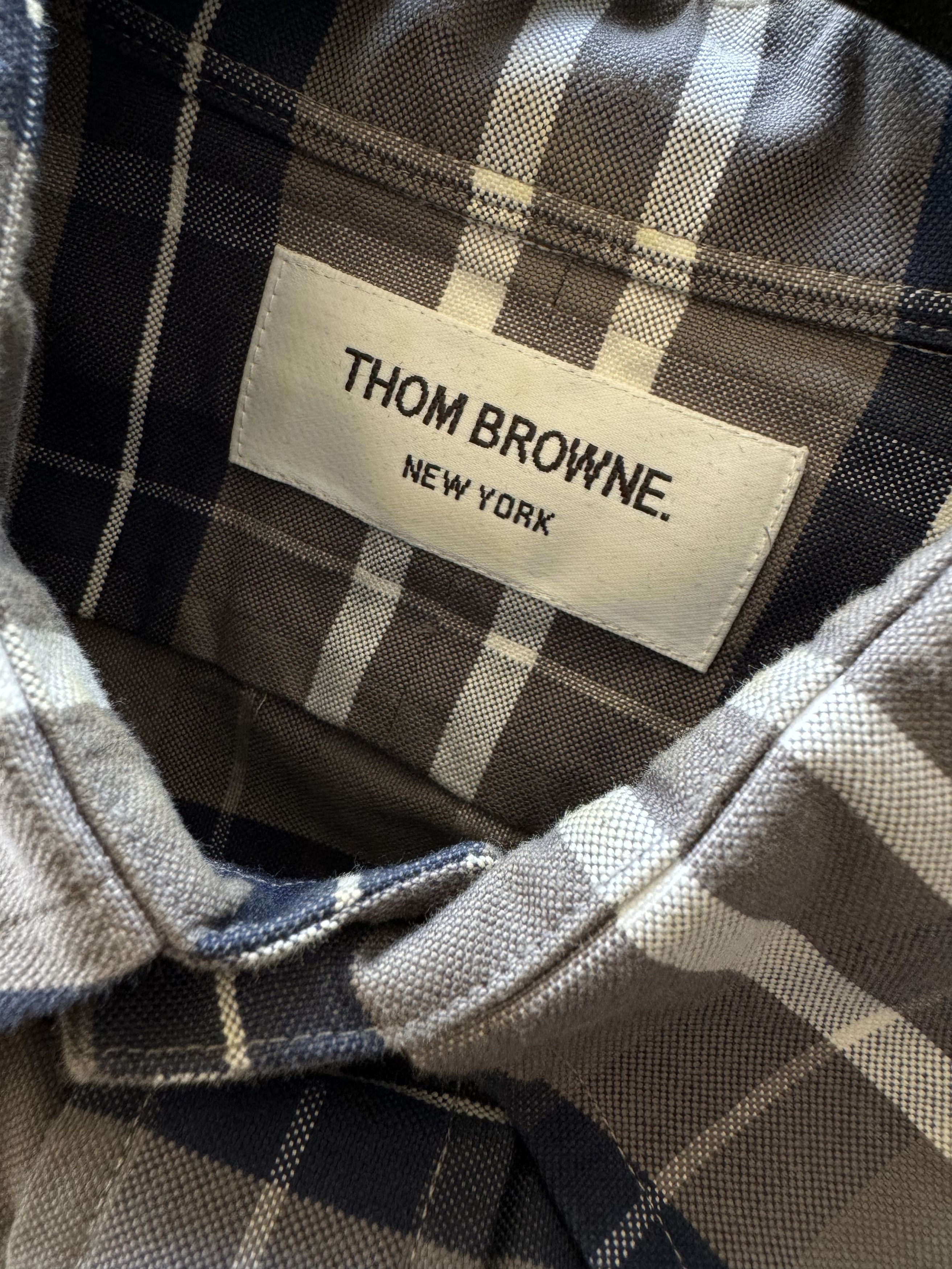 Thom Browne Thom Browne Plaid / Striped Button Down Size US XL / EU 56 / 4 - 8 Thumbnail
