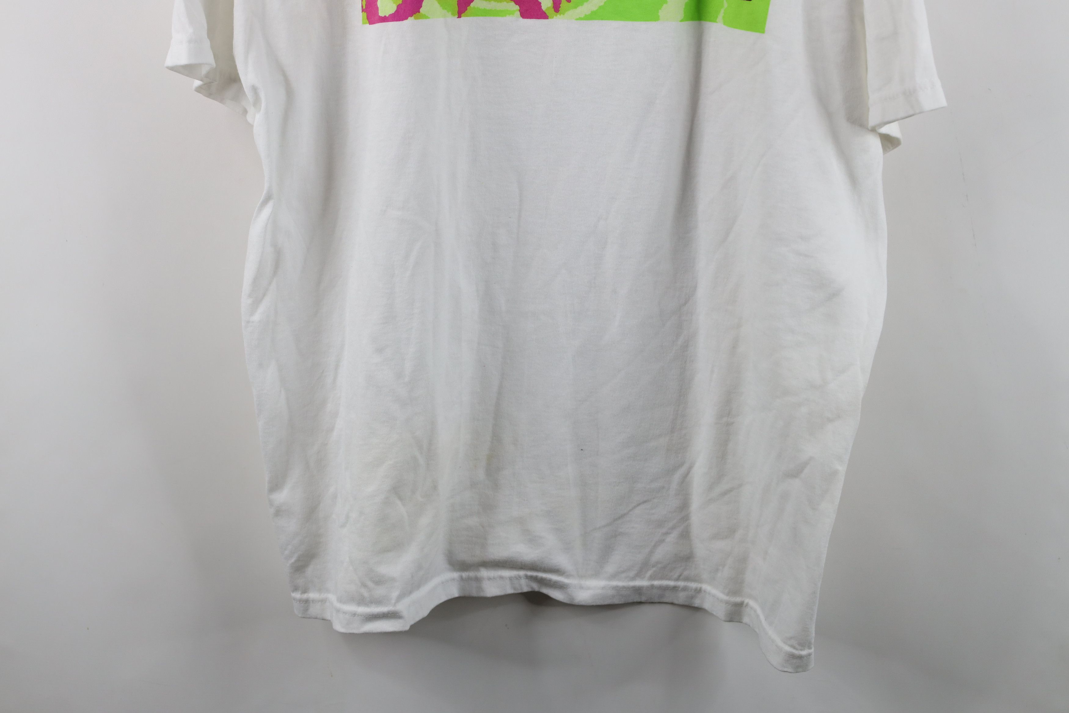 Vintage Vintage 90s Streetwear Radio Hip Hop Rap Tee T-Shirt White Size US XL / EU 56 / 4 - 3 Thumbnail