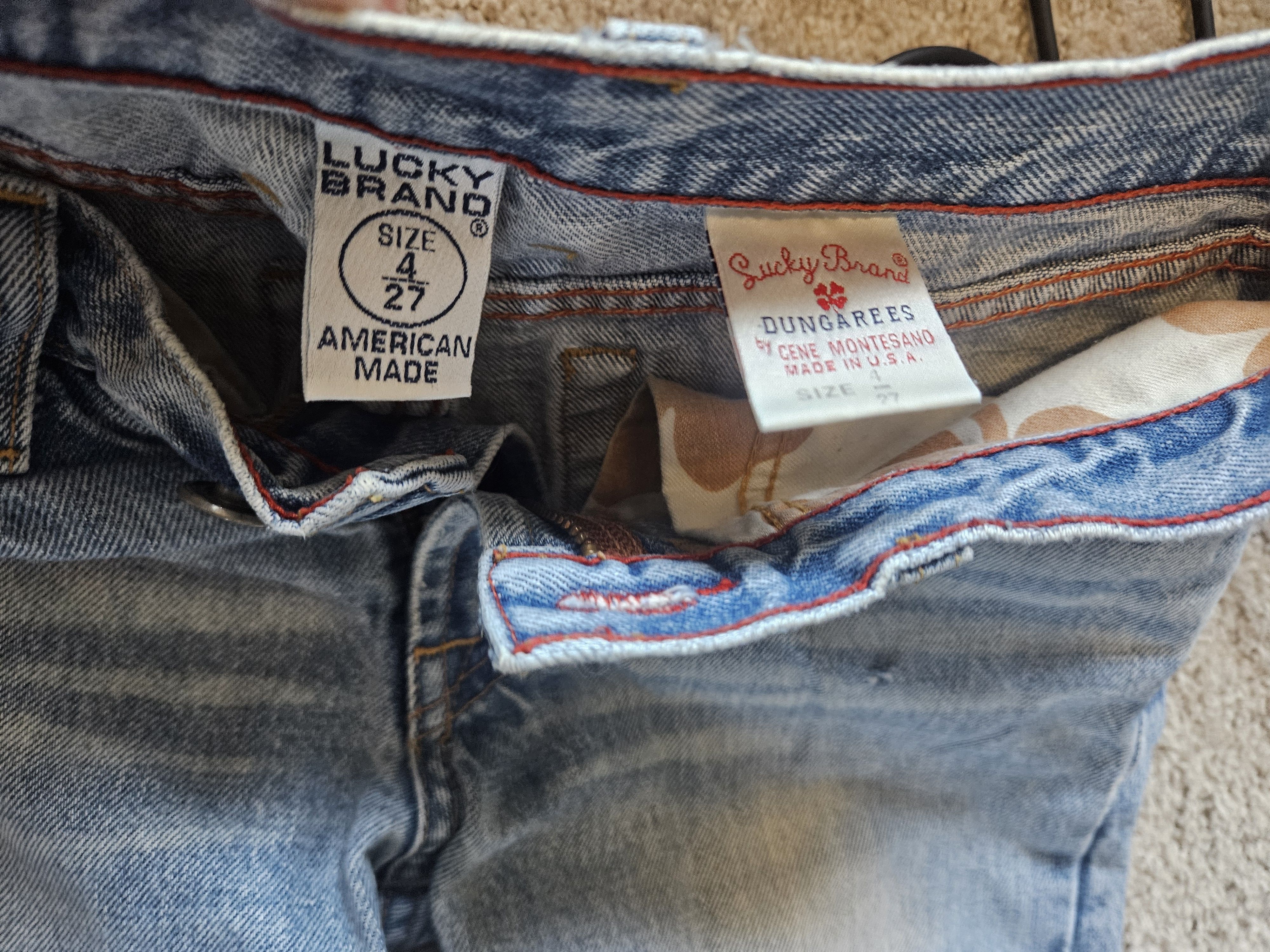 Lucky Brand Lucky Brand Vintage Distressed Thrashed Flared Denim Size US 28 / EU 44 - 8 Thumbnail