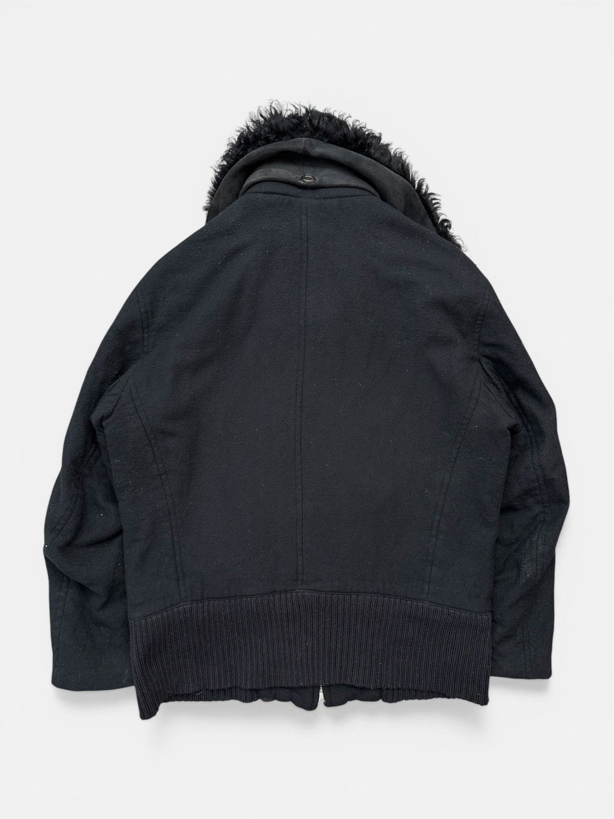 Ann Demeulemeester Ann Demeulemeester - AW07 Fur Collar Jacket Size US S / EU 44-46 / 1 - 4 Thumbnail
