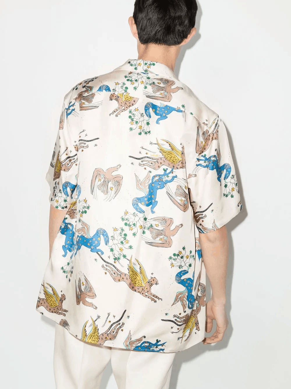 Other Men’s Luxury Printed Short-Sleeve Shirt Size US L / EU 52-54 / 3 - 2 Thumbnail