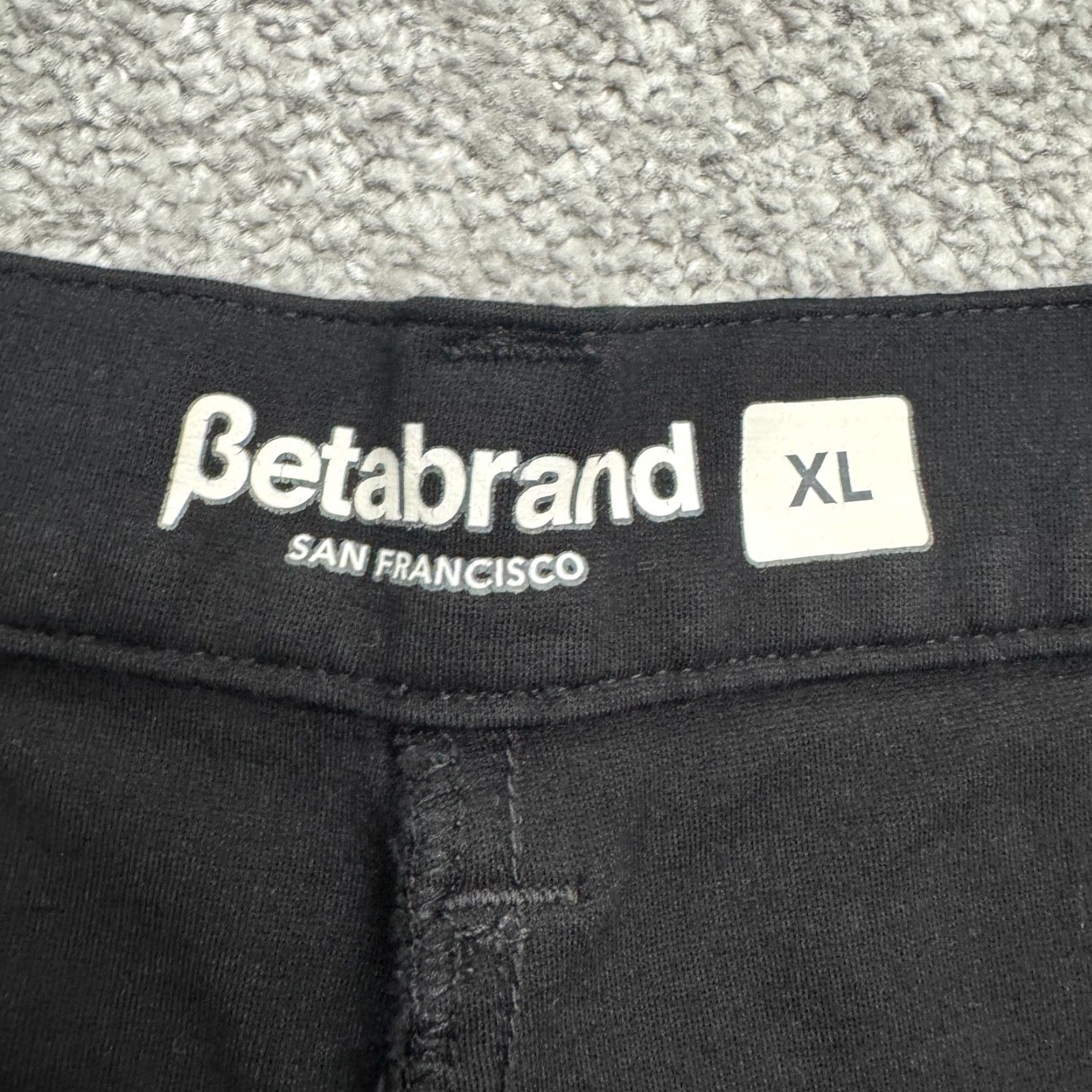 Vintage Betabrand Classic Straight Dress Yoga Pants Womens XL Black Stretch Mid Rise Pants Size 40" / US 18 - 7 Thumbnail
