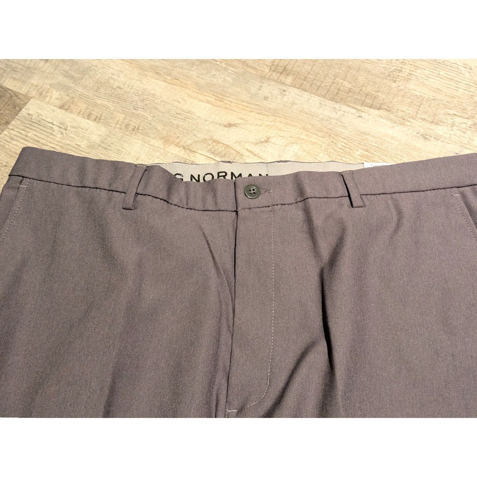 Alife Greg Norman NWT Men's Performance Attack Life Golf Flat Front Pants Gray 40W 30L Size US 40 / EU 56 - 2 Thumbnail