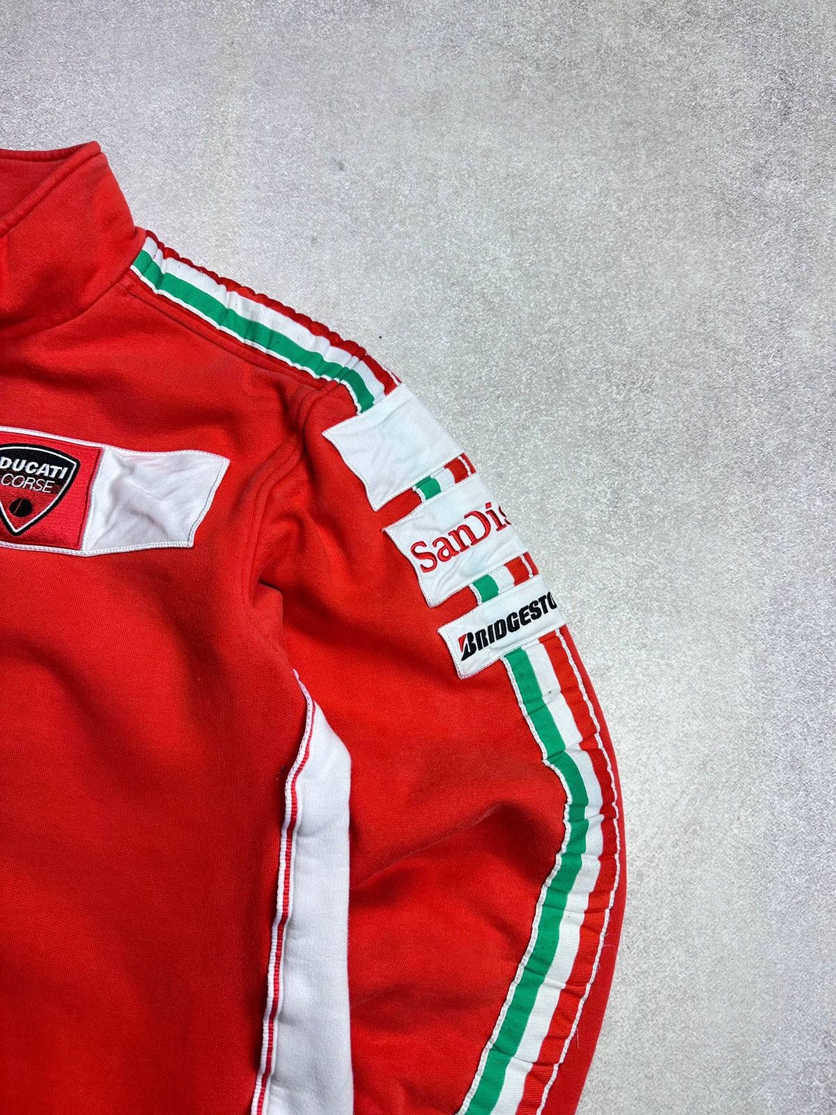 Formula 1 Vintage Ducati Corse Moto Racing Quarter Zip Sweater XL Size US XL / EU 56 / 4 - 6 Thumbnail