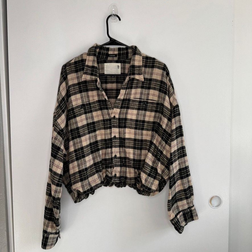 R13 R13 Plaid Gathered Hem Workshirt Size XS Size XS / US 0-2 / IT 36-38 - 3 Thumbnail