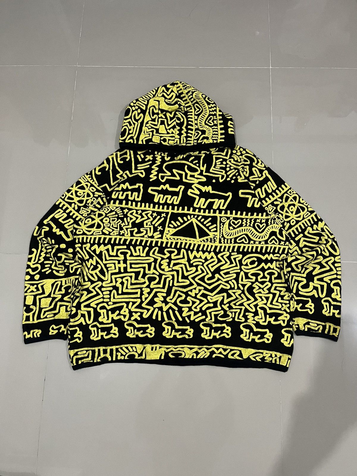 Keith Haring Vintage Keith Haring ovp hoodie made in england Size US L / EU 52-54 / 3 - 2 Thumbnail