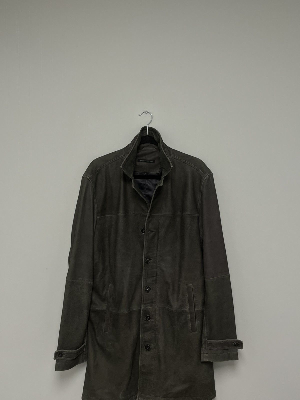 John Varvatos Goatskin Leather Trench Large Size US L / EU 52-54 / 3 - 12 Thumbnail